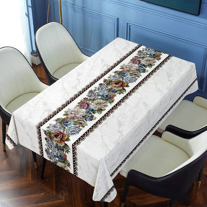 🔥New Year Special 50% OFF🔥Waterproof Oil Resistant Embroidered Tablecloths