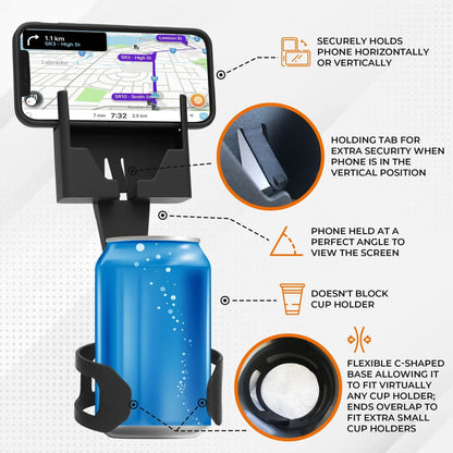 Mobile phone seat – Phone & Cup Holder