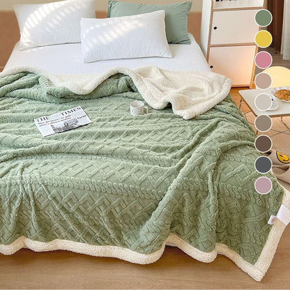 Thickened Imitation Cashmere Throw Blanket（50% OFF）