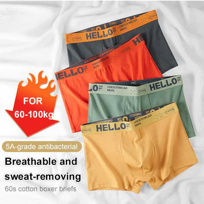 😎Antibacterial Cotton Boxer Briefs [Plus Size]