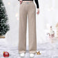 🔥HOT SALE 26.99🔥Great Gift! High-waist Slimming Casual Draped Straight-leg Pants(46%OFF)