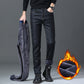 🎊Christmas Pre-sale - 50% Off🎊 Men's Stretch High Waisted Faux Velvet Lined Warm Jeans