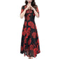 🔥New Year Promotion 50%OFF🔥Women's V-Neck Floral Waist-Slimming Long Dress