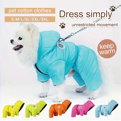 Warm Windproof Winter Dog Padded Clothes