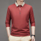 🔥Buy 2 Free shipping🔥Men's Business Casual Solid Color Lapel Base T-shirt