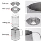 304 stainless steel large capacity multi-functional oil filter tank (free shipping)