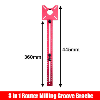 3 in 1 Router Milling Groove Bracket