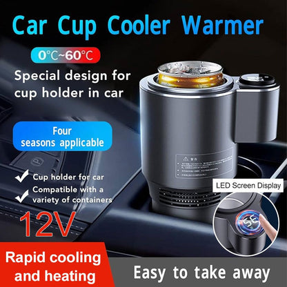 🔥Last Day Sale 50%🔥2-in-1 Smart Car Cup Cooler and Warmer