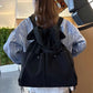 Drawstring Closure Lightweight Backpack for Single or Double Shoulder Use